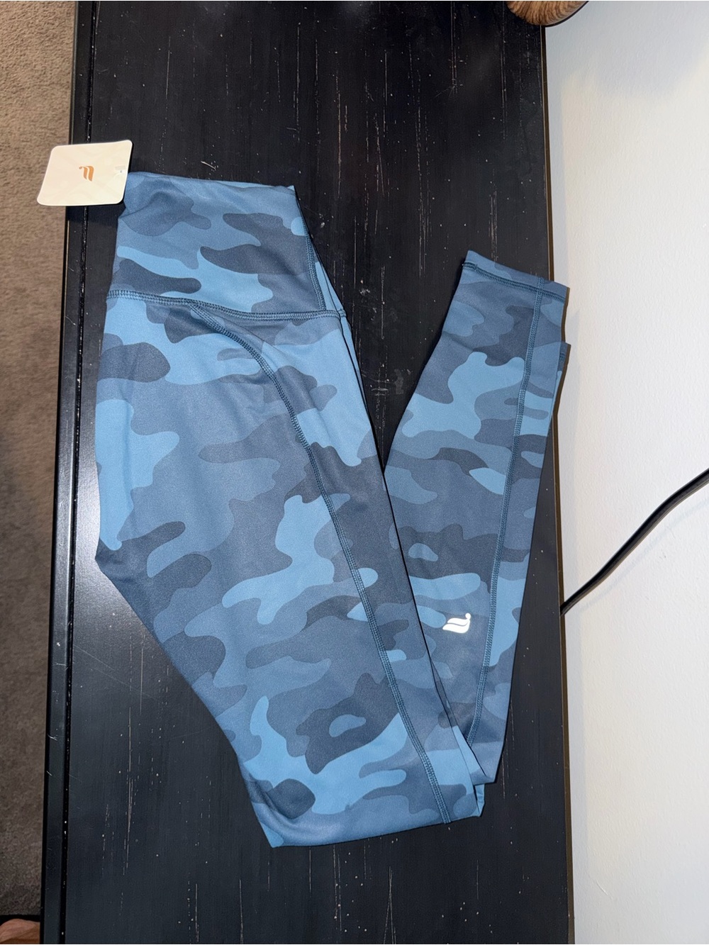 Fabletics Blue Camo Leggings